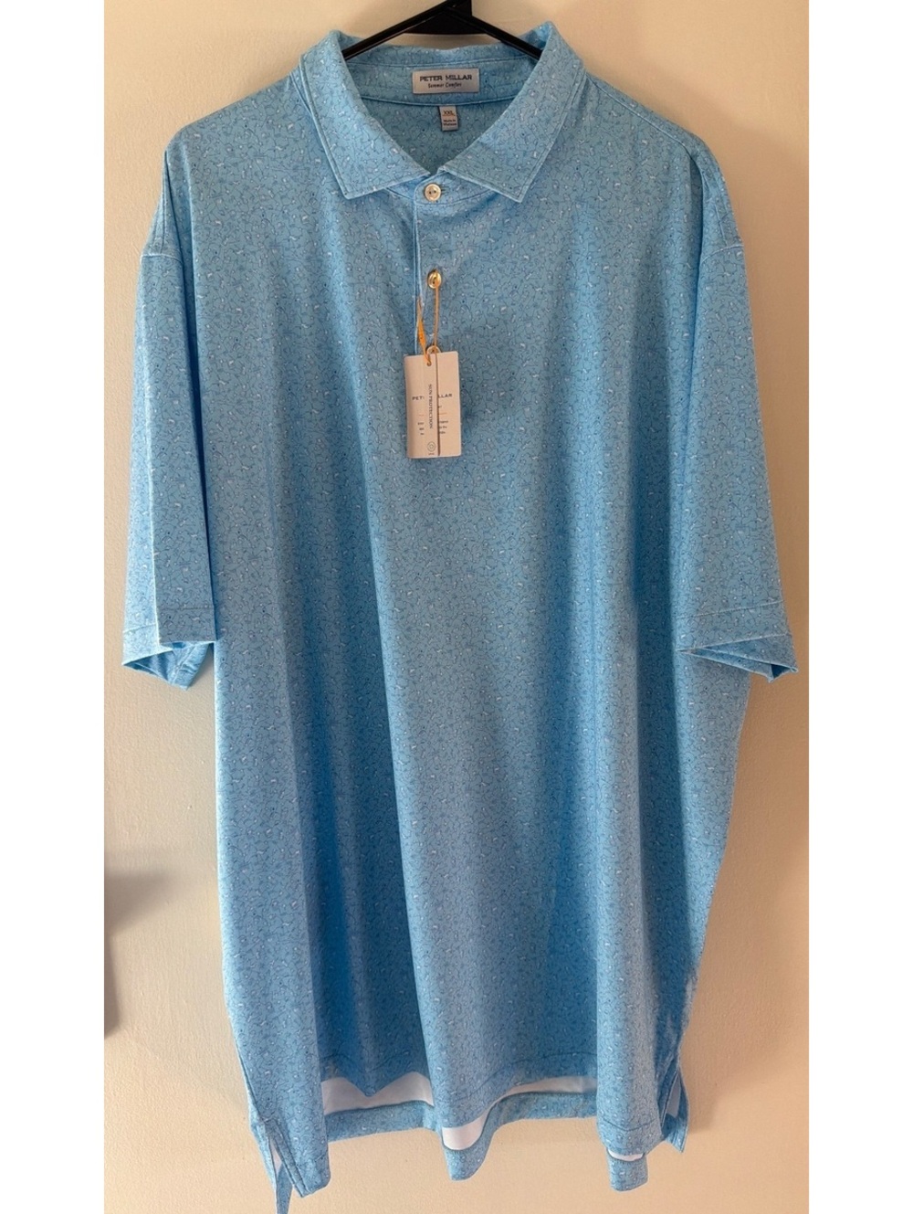 2XL - Men - Peter Millar Summer Comfort Blue Polo (NWT)